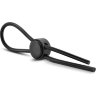 Черное силиконовое лассо на пенис SILICONE LOOP COCK RING