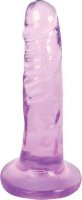 Фиолетовый фаллоимитатор Slim Stick Dildo - 15,2 см.