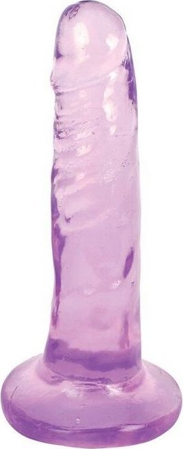Фиолетовый фаллоимитатор Slim Stick Dildo - 15,2 см.