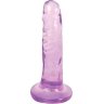 Фиолетовый фаллоимитатор Slim Stick Dildo - 15,2 см.