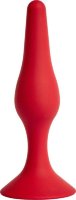 Бордовая анальная пробка Gravity M - 11 см.