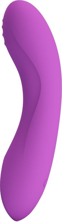 Фиолетовый мини-вибратор DJ Dick - 12,7 см.