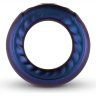 Фиолетовое эрекционное виброкольцо Saturn Vibrating Cock/Ball Ring