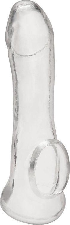 Прозрачная насадка на пенис Transparent Penis Enhancing Sleeve Extension - 15,9 см.