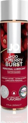 Лубрикант на водной основе с ароматом вишни JO Flavored Cherry Burst - 120 мл.  Цена 3 448 руб. Этот лубрикант дразнит не только лёгкой консистенцией при нанесении, но и волшебным ароматом. Пьянящий и такой свежий запах вишни будит сексуальные фантазии и усиливает возбуждение. Помимо консистенции и запаха смазка на водной основе отличается натуральным составом – без искусственных добавок. Долгое скольжение, лёгкое смывание водой, никакого ощущения липкости… хотите вишенки? Применение: небольшое количество персонального лубриканта, нанесите на интимные участки. Для использования с презервативом, нанесите на наружную сторону презерватива. Предупреждение: Если происходит раздражение или дискомфорт прекратите использование и обратитесь к врачу. Безопасен для латексных изделий. Хранение: держать в закрытом виде, хранить в сухом месте при температуре не ниже 5С и не выше 25С. Вода, глицерин, натрий-карбоксиметилцеллюлоза, ароматизатор, метилпарабен, пропилпарабен. Страна: США. Объем: 120 мл.