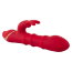 Красный вибратор-кролик с 3 подвижными кольцами Rabbit Vibrator with 3 Moving Rings - 23,7 см.  Цена 14 906 руб. - Красный вибратор-кролик с 3 подвижными кольцами Rabbit Vibrator with 3 Moving Rings - 23,7 см.