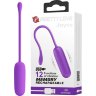 Фиолетовое перезаряжаемое виброяйцо Joyce