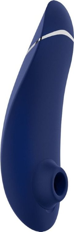 Синий клиторальный стимулятор Womanizer Premium 2