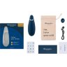 Синий клиторальный стимулятор Womanizer Premium 2
