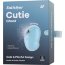 Голубой вакуум-волновой стимулятор клитора с вибрацией Cutie Ghost - Голубой вакуум-волновой стимулятор клитора с вибрацией Cutie Ghost