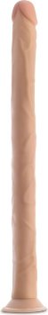 Телесный фаллоимитатор 19 Inch Long Realistic Dildo - 48,3 см.