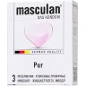 Супертонкие презервативы Masculan Pur - 3 шт.