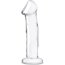 Прозрачный стеклянный фаллоимитатор 6’’ Glass Dildo With Veins Flat Base - 15,2 см. - Прозрачный стеклянный фаллоимитатор 6’’ Glass Dildo With Veins Flat Base - 15,2 см.