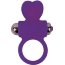Фиолетовое эрекционное виброкольцо с сердечком  Цена 1 370 руб. - Фиолетовое эрекционное виброкольцо с сердечком