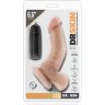 Телесный вибратор Dr. Ken - 16,5 см.
