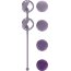Набор из 4 фиолетовых вагинальных шариков Valkyrie  Цена 1 797 руб. - Набор из 4 фиолетовых вагинальных шариков Valkyrie