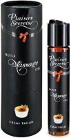 Массажное масло с ароматом крем брюле Huile de Massage Gourmande Creme Brulée - 59 мл.