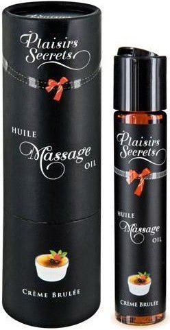 Массажное масло с ароматом крем брюле Huile de Massage Gourmande Creme Brulée - 59 мл.