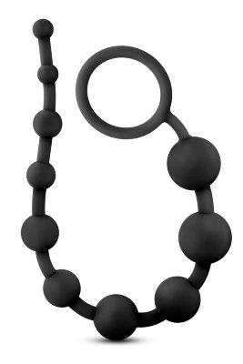 Черная анальная цепочка 10 Anal Beads - 31,8 см.  Цена 2 323 руб. Длина: 31.8 см. Диаметр: 2.3 см. Черная анальная цепочка 10 Anal Beads. Состоит из 10 шариков разного диаметра. Страна: Китай. Материал: силикон.