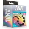 Черная анальная цепочка 10 Anal Beads - 31,8 см.