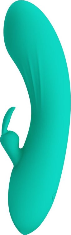 Зеленый мини-вибратор DJ Stick - 12,7 см.