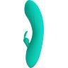 Зеленый мини-вибратор DJ Stick - 12,7 см.