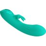 Зеленый мини-вибратор DJ Stick - 12,7 см.