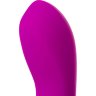 Розовый силиконовый вибратор с клиторальным стимулятором A-Toys Mady - 20,4 см.