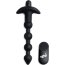 Черные анальные бусы с вибрацией и пультом ДУ 28X Remote Control Vibrating Silicone Anal Beads - 19 см. - Черные анальные бусы с вибрацией и пультом ДУ 28X Remote Control Vibrating Silicone Anal Beads - 19 см.