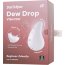 Белый вибромассажер в форме капли Dew Drop - Белый вибромассажер в форме капли Dew Drop