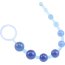 Голубая анальная цепочка Sassy Anal Beads - 26,7 см.  Цена 652 руб. - Голубая анальная цепочка Sassy Anal Beads - 26,7 см.
