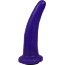 Фиолетовая гладкая изогнутая насадка-плаг - 13,3 см.  Цена 877 руб. - Фиолетовая гладкая изогнутая насадка-плаг - 13,3 см.