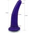 Фиолетовая гладкая изогнутая насадка-плаг - 13,3 см.  Цена 877 руб. - Фиолетовая гладкая изогнутая насадка-плаг - 13,3 см.