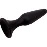 Черная анальная пробка L Silicone Plug - 12,8 см.