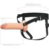 Полый страпон на ремнях 8’’ Hollow Silicone Strap-on