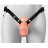 Полый страпон на ремнях 8’’ Hollow Silicone Strap-on