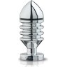 Металлическая анальная пробка Hector Helix Buttplug S - 10 см.
