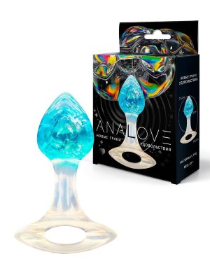 Голубоватая анальная пробка с ручкой - 8,5 см. Длина: 8.5 см. Диаметр: 3 см. Ультрамодная втулка для любителей особых удовольствий. Используется при подготовке к анальному сексу или во время занятий любовью. При введении в анус во время близости дарит чувство заполненности и потрясающие эротические ощущения. Рельефная поверхность втулки, соприкасаясь с стенками анального отверстия, усиливает стимулирующий эффект. Эргономичная форма изделия способствует лёгкому проникновению. Ручка-ограничитель с петелькой для пальца позволяет контролировать глубину проникновения и удобно использовать секс-игрушку. Втулка также подходит для ношения. Страна: Китай. Материал: термопластичный эластомер (TPE).