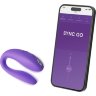 Фиолетовый вибромассажер для пар We-Vibe Sync Go