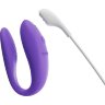 Фиолетовый вибромассажер для пар We-Vibe Sync Go