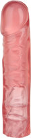 Розовая фаллическая насадка Vac-U-Lock 8 Crystal Jellies Dong - 20,3 см.
