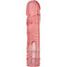 Розовая фаллическая насадка Vac-U-Lock 8 Crystal Jellies Dong - 20,3 см.