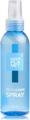 Очищающий cпрей Toy Cleaner - 150 мл. Чтобы секс-игрушки сохраняли свой первозданный вид и как можно дольше радовали, необходимо использовать специальные средства для ухода за ними. Очищающий спрей на водной основе Hot Planet Toy Cleaner Spray ухаживает за материалом игрушки, сохраняет его свойства и продлевает срок службы девайсов. Спрей наносится легко и экономично, хорошо и бережно очищает поверхность игрушки. Toy Cleaner Spray подходит для игрушек из любых материалов. Формула спрея не содержит спирта, он гипоаллергенен, не вызывает раздражения и подходит для людей с повышенной чувствительностью кожи и слизистых. Спрей прошел все необходимые клинические и дерматологические испытания, контроль качества осуществлялся на всех этапах производства. Промойте игрушку теплой водой с мылом, затем нанесите средство на её поверхность. Проводите такую чистку до и после использования игрушки. деминерализованная вода, глицерин, лаурил глюкозид, метилхлороизотиазолинон, метилизотиазолинон, ароматизатор. Страна: Россия. Объем: 150 мл.