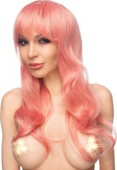 Розовый парик Сэкера