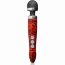 Красный беспроводной wand-вибратор Doxy Die Cast 3R с принтом в виде роз на рукояти - 28 см.  Цена 40 576 руб. - Красный беспроводной wand-вибратор Doxy Die Cast 3R с принтом в виде роз на рукояти - 28 см.