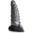 Серый фантазийный фаллоимитатор Beastly Tapered Bumpy Silicone Dildo - 21 см. - Серый фантазийный фаллоимитатор Beastly Tapered Bumpy Silicone Dildo - 21 см.