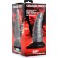 Серый фантазийный фаллоимитатор Beastly Tapered Bumpy Silicone Dildo - 21 см. - Серый фантазийный фаллоимитатор Beastly Tapered Bumpy Silicone Dildo - 21 см.