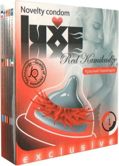 Презерватив LUXE Exclusive Красный Камикадзе - 1 шт.