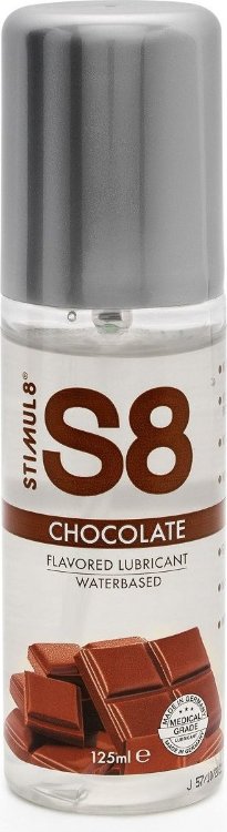 Смазка на водной основе S8 Flavored Lube со вкусом шоколада - 125 мл.