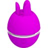 Лиловый двусторонний вибростимулятор клитора Gemini Ball